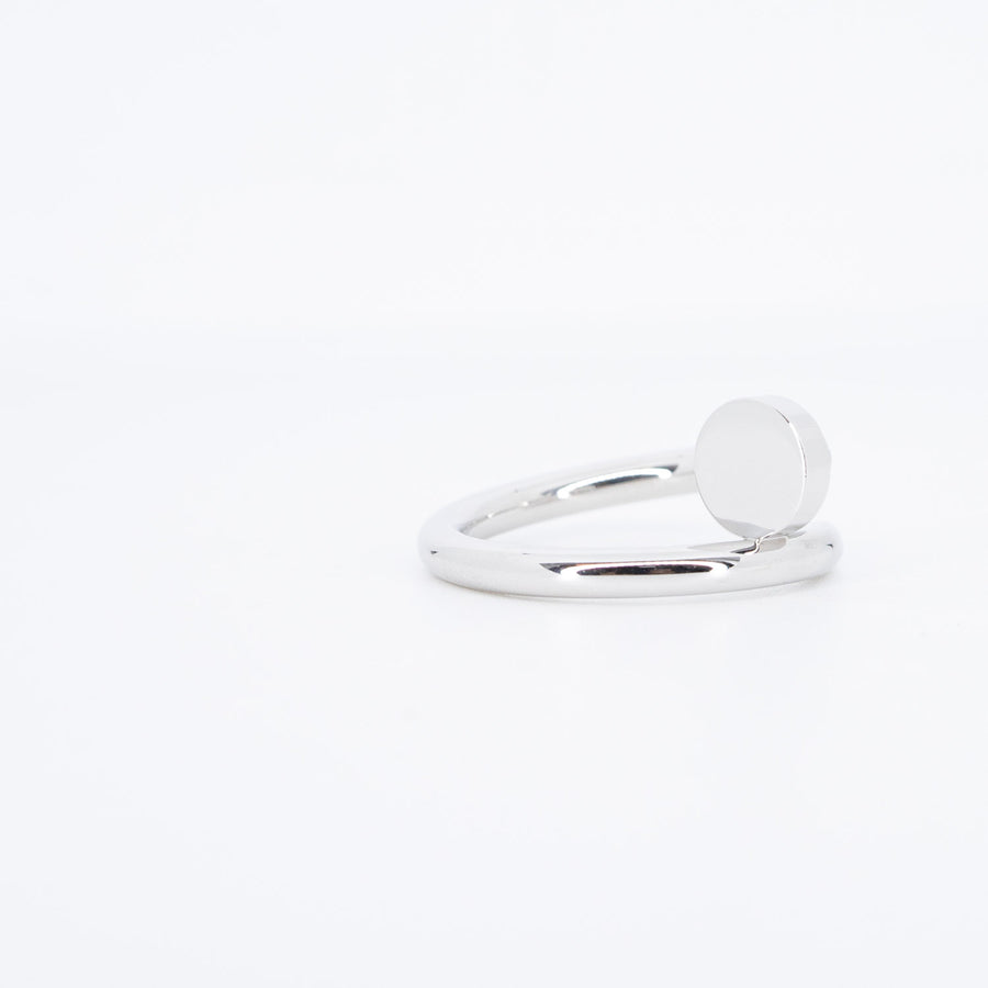 แหวน Cartier Juste Un Clou ring 18K White Gold Size 54# (Used) #vrcarim 6689