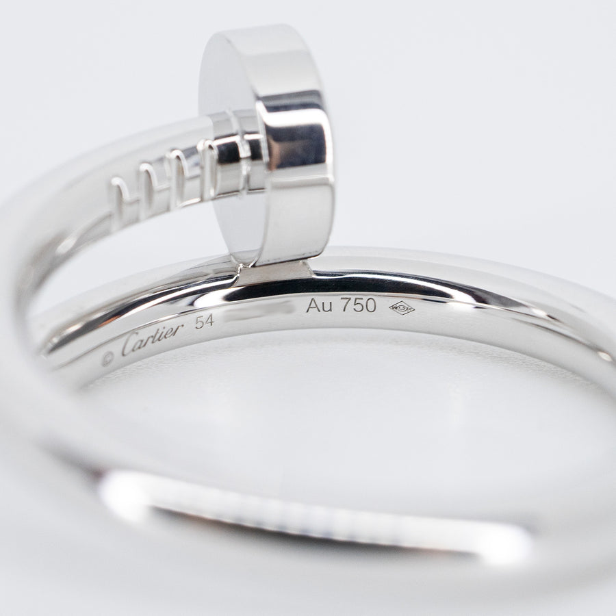 แหวน Cartier Juste Un Clou ring 18K White Gold Size 54# (Used) #vrcarim 6689