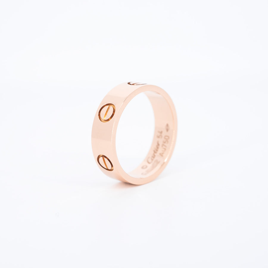 แหวน Cartier Love Ring 18K Rose Gold Size 54# (Used) #vrcar 6764