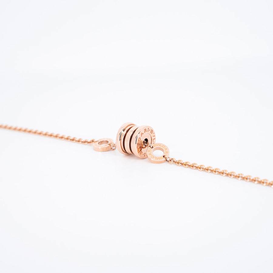 สร้อยข้อมือ Bvlgari B.zero1 mini bracelet 18K Rose Gold Size SM(16-18cm.)# (Used) #vrbvb 6792