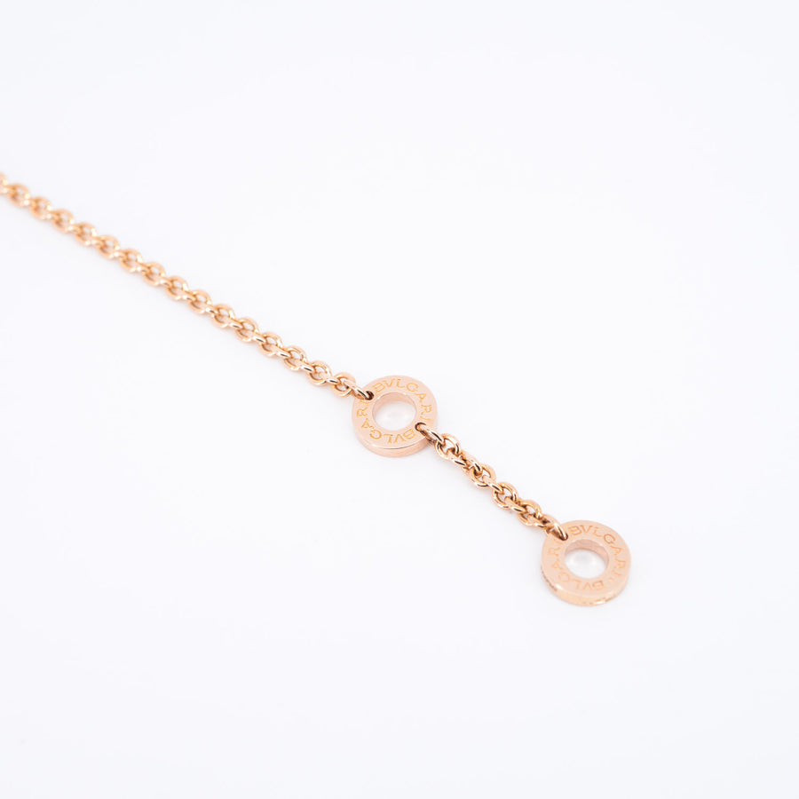 สร้อยข้อมือ Bvlgari B.zero1 mini bracelet 18K Rose Gold Size SM(16-18cm.)# (Used) #vrbvb 6792