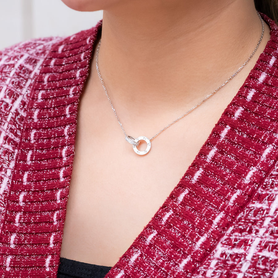 vrca 0973 Cartier Love Necklace, Paved wg GRM288 05/02/2019 กล่องและการ์ด 37/40cm. #T3