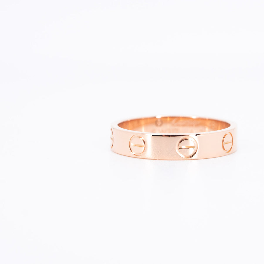 แหวน Cartier Love band 18K Rose Gold Size 49# (Used) #vrcar 6818