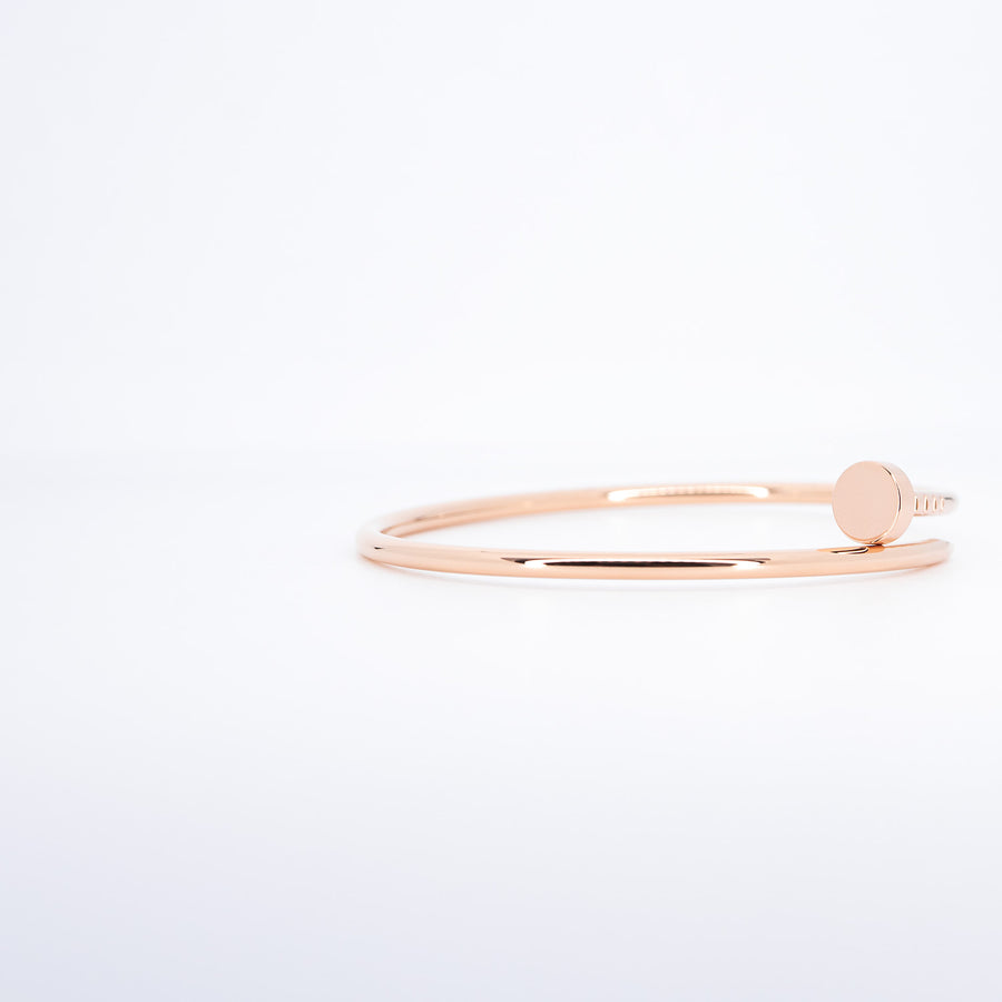 กำไล Cartier Juste Un Clou Bracelet SM 18K Rose Gold Size 17# (Used) #vrcab 6771