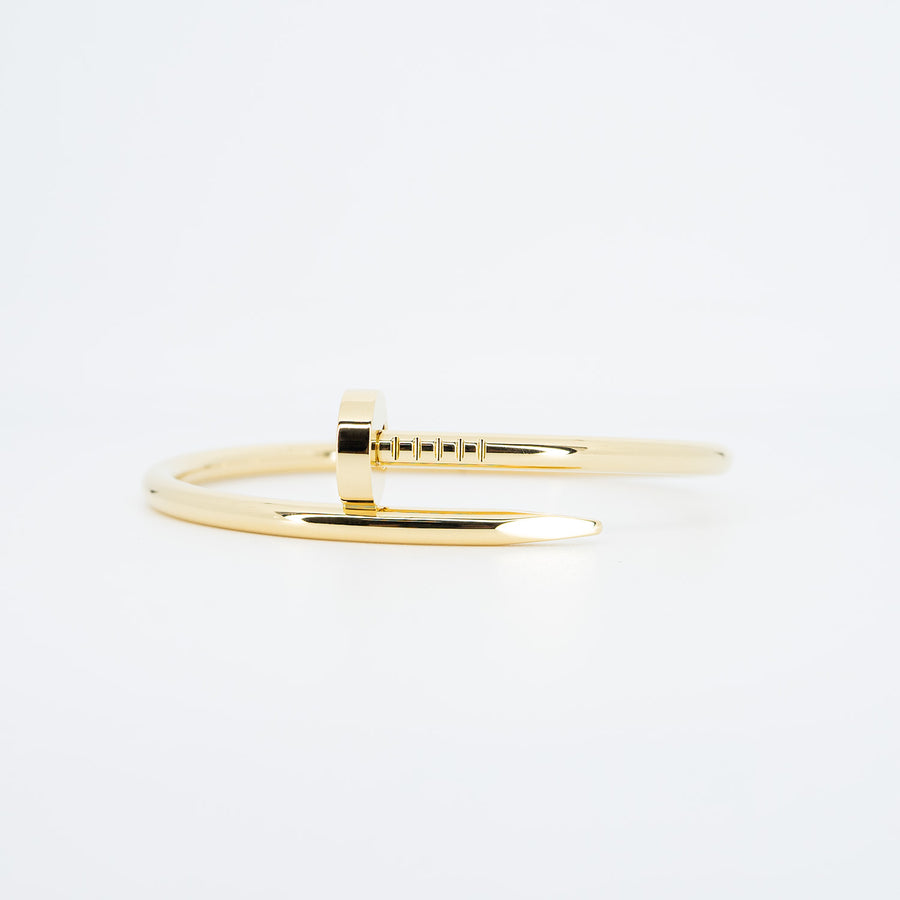 กำไล Cartier Juste Un Clou Bracelet First Lock System 18K Yellow Gold Size 15# (Used) #vrca 0795