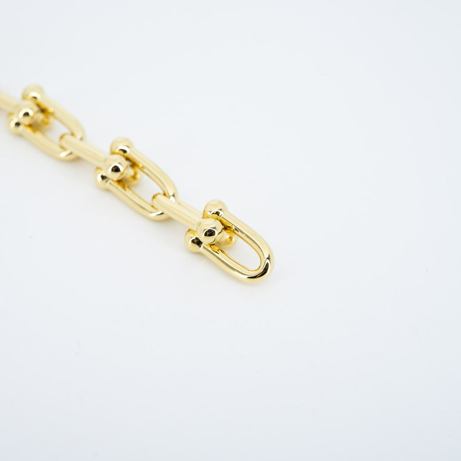 สร้อยข้อมือ Tiffany & Co. Tiffany Hardwear Small Link Bracelet 18K Yellow Gold Size L# (Used) #vrtib 6840