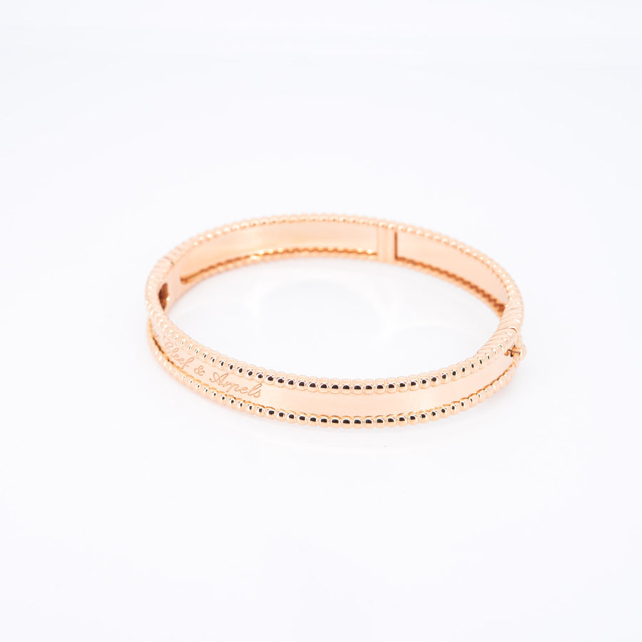 กำไล Van Cleef & Arpels Perlée Clovers Bracelet, small model 18K Rose Gold Size XS# (Used) #vrvab 6882