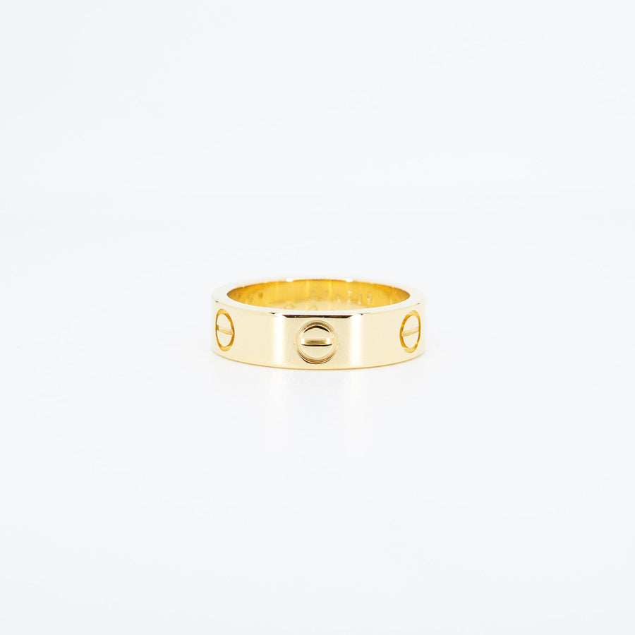 แหวน Cartier Love Ring 18K Yellow Gold Size 56# (Used) #vrcarim 6899