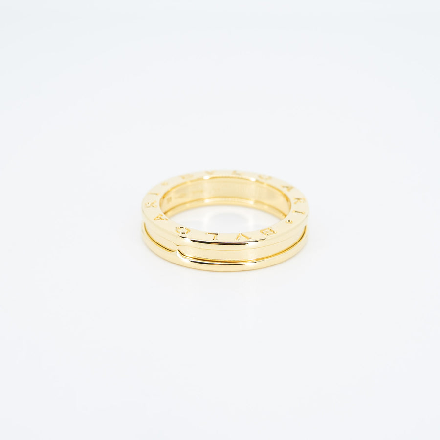 แหวน Bvlgari B.zero1 1band Ring 18K Yellow Gold Size 57# (Used) #vrbvrim 6905