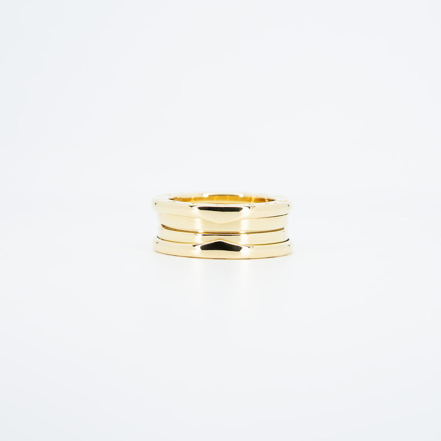 แหวน Bvlgari B.zero1 3band Ring 18K Yellow Gold Size 53# (Used) #vrbvrim 6902