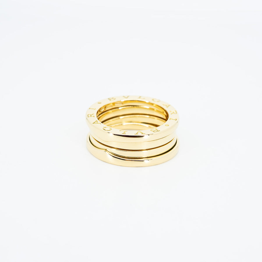 แหวน Bvlgari B.zero1 3band Ring 18K Yellow Gold Size 53# (Used) #vrbvrim 6902