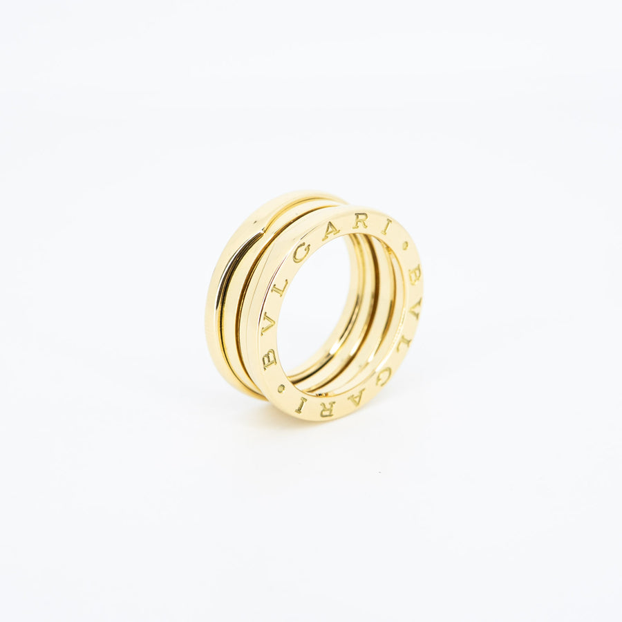 แหวน Bvlgari B.zero1 3band Ring 18K Yellow Gold Size 53# (Used) #vrbvrim 6902