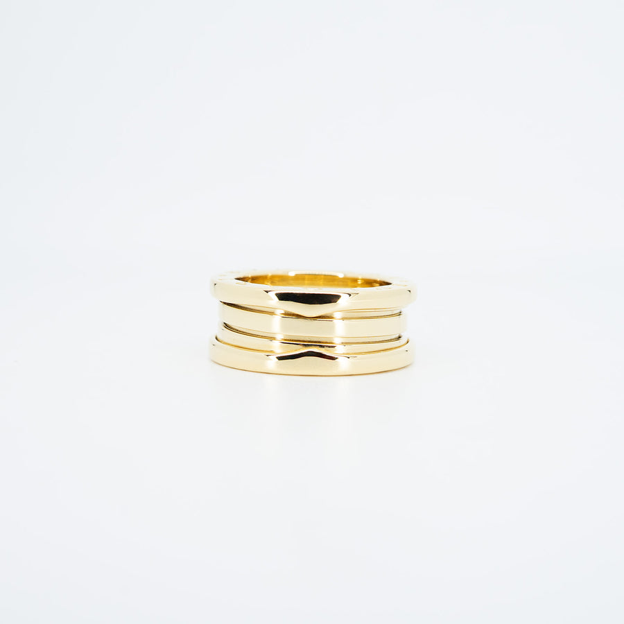 แหวน Bvlgari B.zero1 3band Ring 18K Yellow Gold Size 54# (Used) #vrbvrim 6904