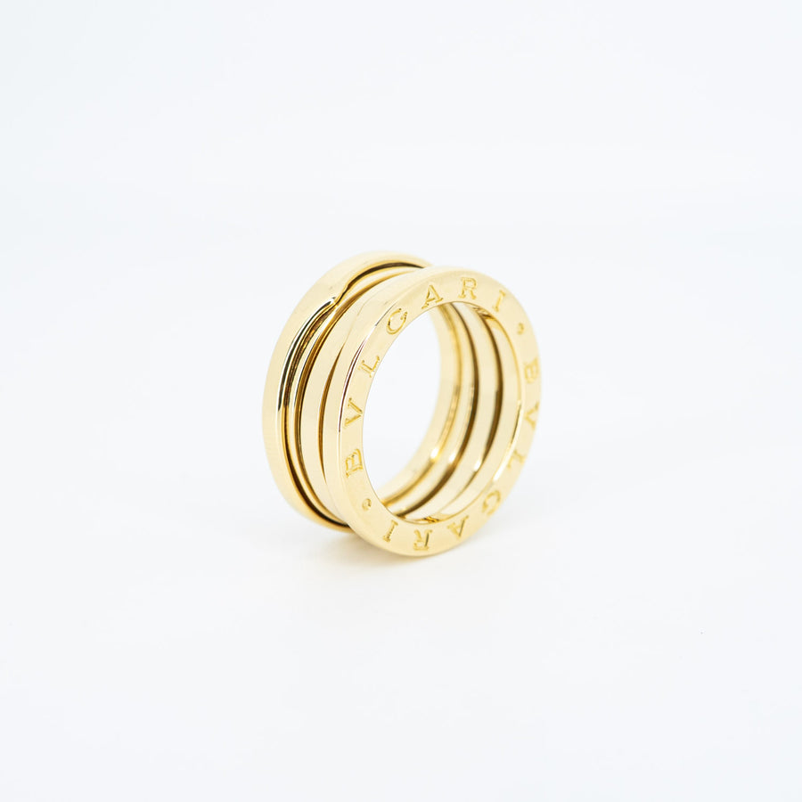 แหวน Bvlgari B.zero1 3band Ring 18K Yellow Gold Size 54# (Used) #vrbvrim 6904