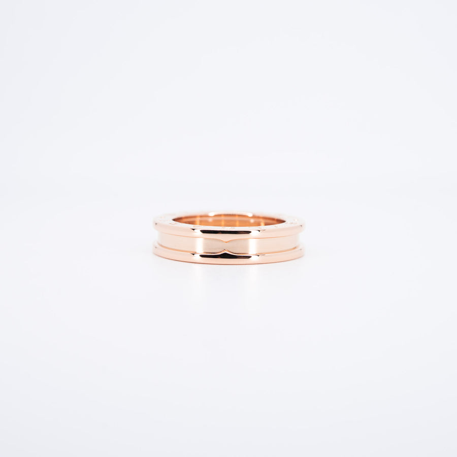 แหวน Bvlgari B.zero1 1band Ring 18K Rose Gold Size 52# (Used) #vrbvrim 6906