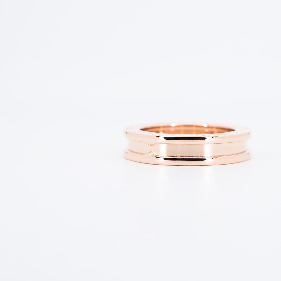 แหวน Bvlgari B.zero1 1band Ring 18K Rose Gold Size 52# (Used) #vrbvrim 6906