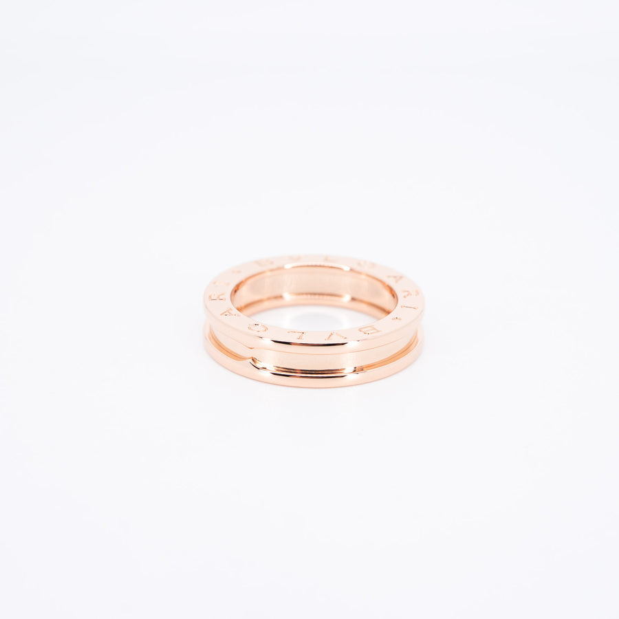 แหวน Bvlgari B.zero1 1band Ring 18K Rose Gold Size 52# (Used) #vrbvrim 6906