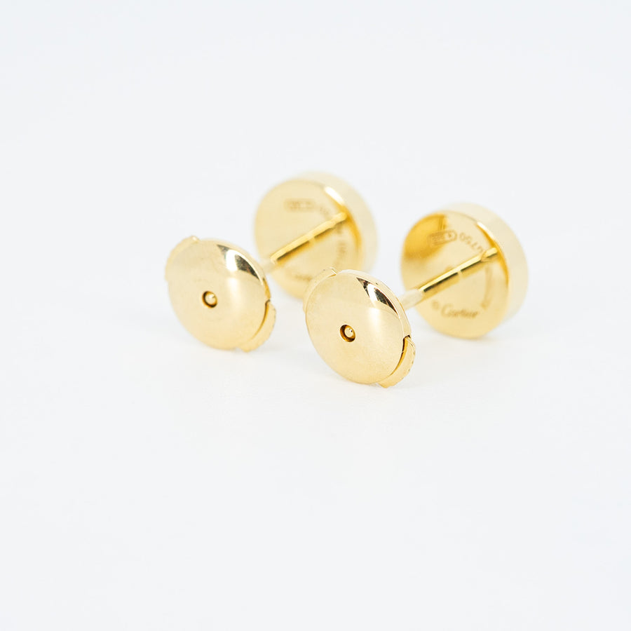 ต่างหู Cartier Love Stud Earrings 18K Yellow Gold (Used) #vrcaeimt 6892