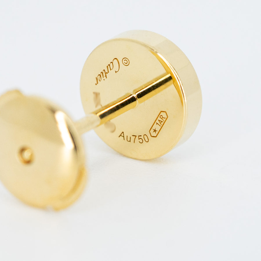 ต่างหู Cartier Love Stud Earrings 18K Yellow Gold (Used) #vrcaeimt 6892