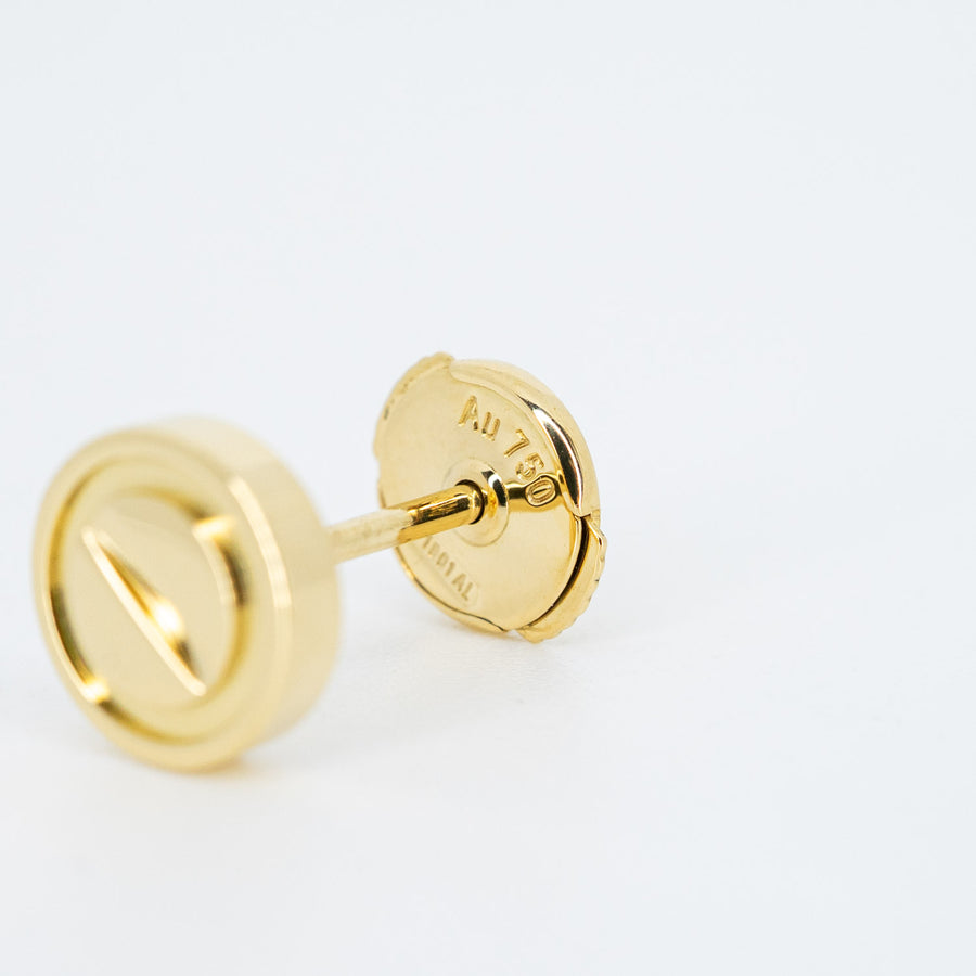 ต่างหู Cartier Love Stud Earrings 18K Yellow Gold (Used) #vrcaeimt 6892