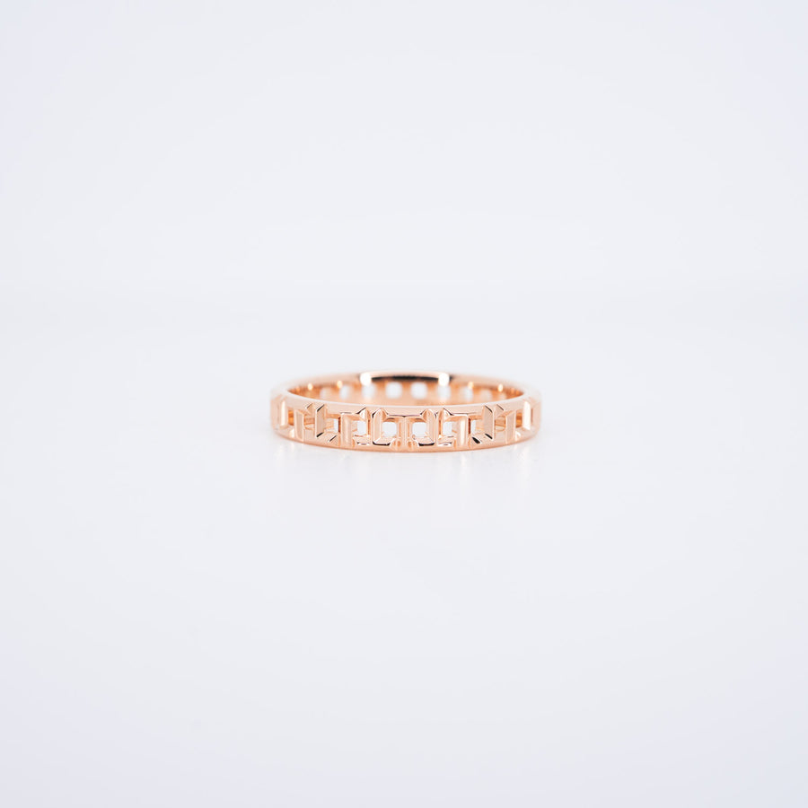 แหวน Tiffany & Co. Tiffany T True Narrow Ring 18K Rose Gold Size 59# (Used) #vrtirimt 6918