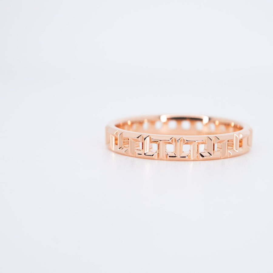 แหวน Tiffany & Co. Tiffany T True Narrow Ring 18K Rose Gold Size 59# (Used) #vrtirimt 6918