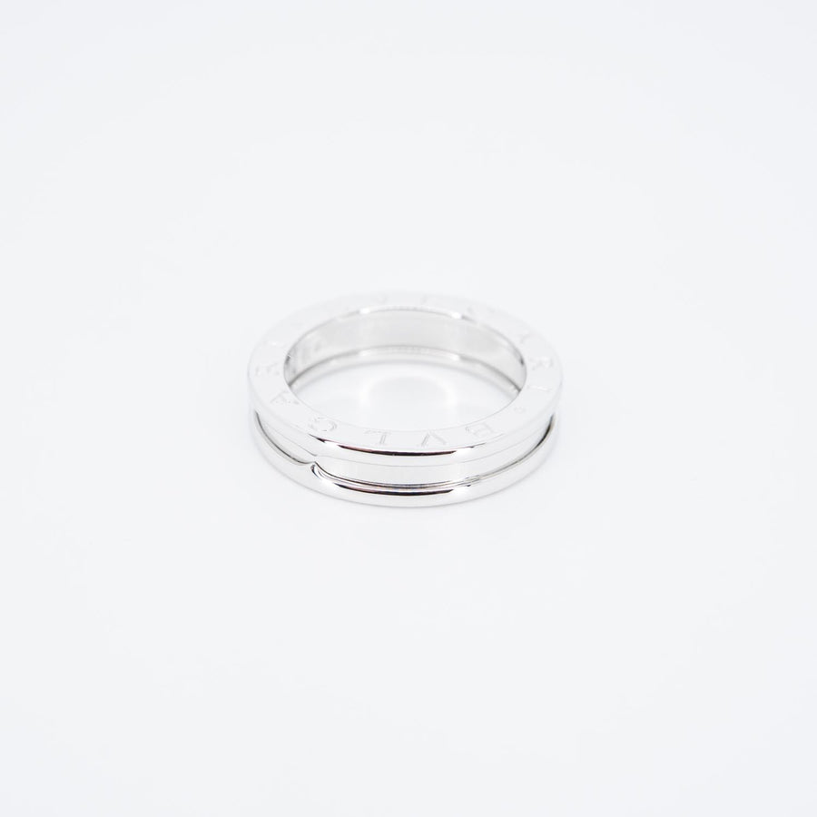 แหวน Bvlgari B.zero1 1band Ring 18K White Gold Size 51# (Used) #vrbvr 6927