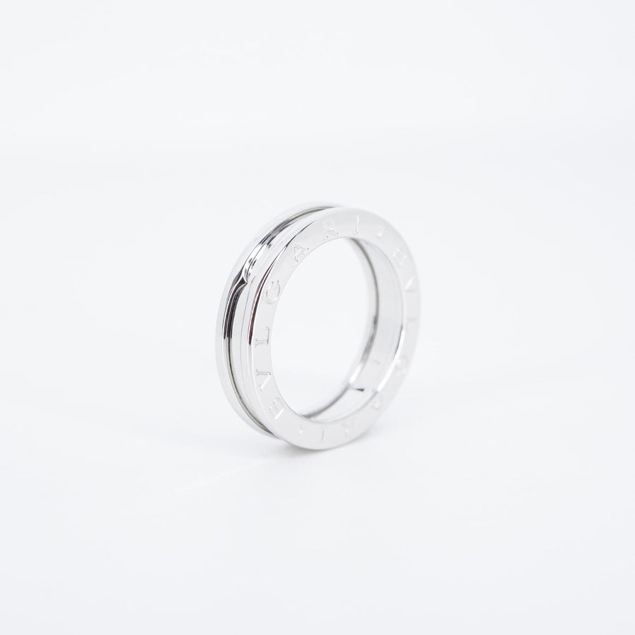 แหวน Bvlgari B.zero1 1band Ring 18K White Gold Size 51# (Used) #vrbvr 6927