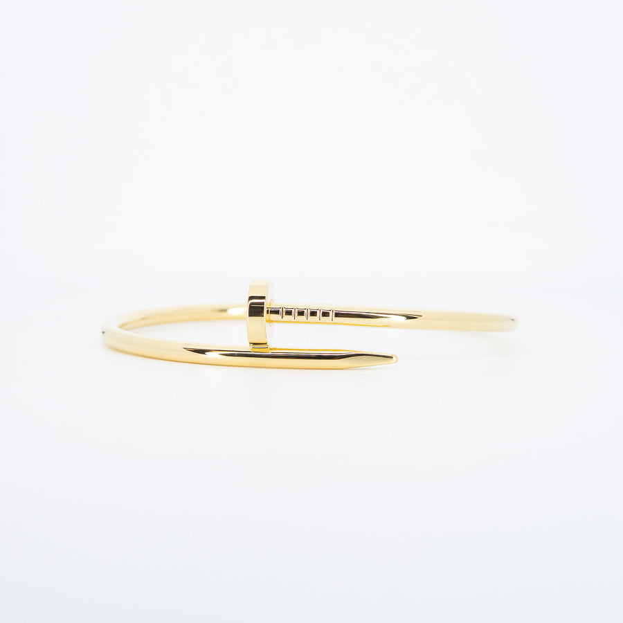 **hold k.Auto **กำไล Cartier Juste Un Clou Bracelet 18K Yellow Gold Size 19# (Used) #vrcab 7001