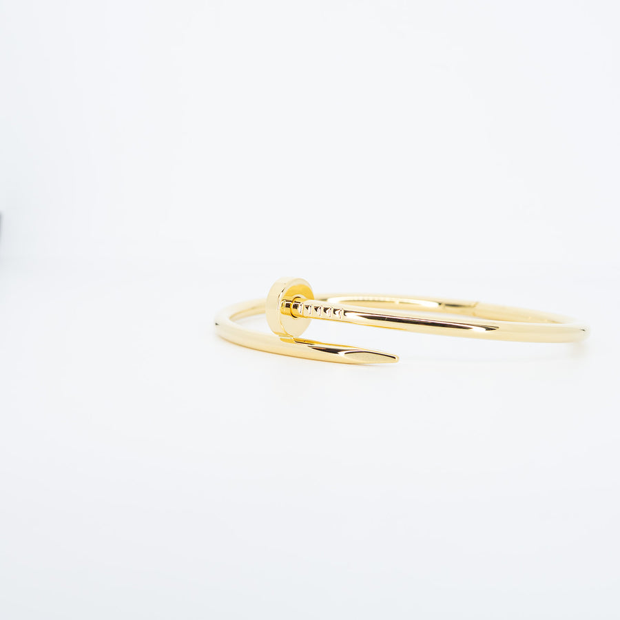 **hold k.Auto **กำไล Cartier Juste Un Clou Bracelet 18K Yellow Gold Size 19# (Used) #vrcab 7001