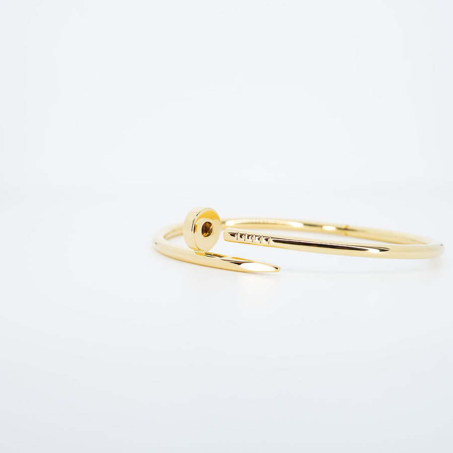 **hold k.Auto **กำไล Cartier Juste Un Clou Bracelet 18K Yellow Gold Size 19# (Used) #vrcab 7001