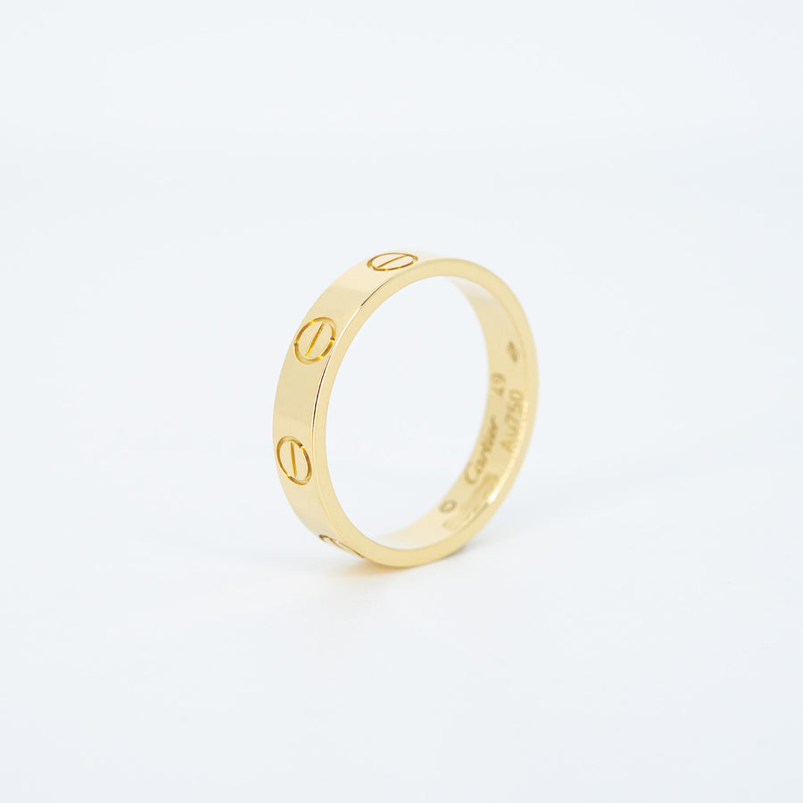 แหวน Cartier Love band 18K Yellow Gold Size 49# (Used) #vrcarimt 7023