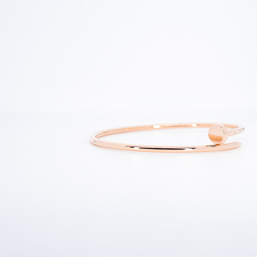 กำไล Cartier Juste Un Clou Bracelet SM 18K Rose Gold Size 18# (Used) #vrcab 7026