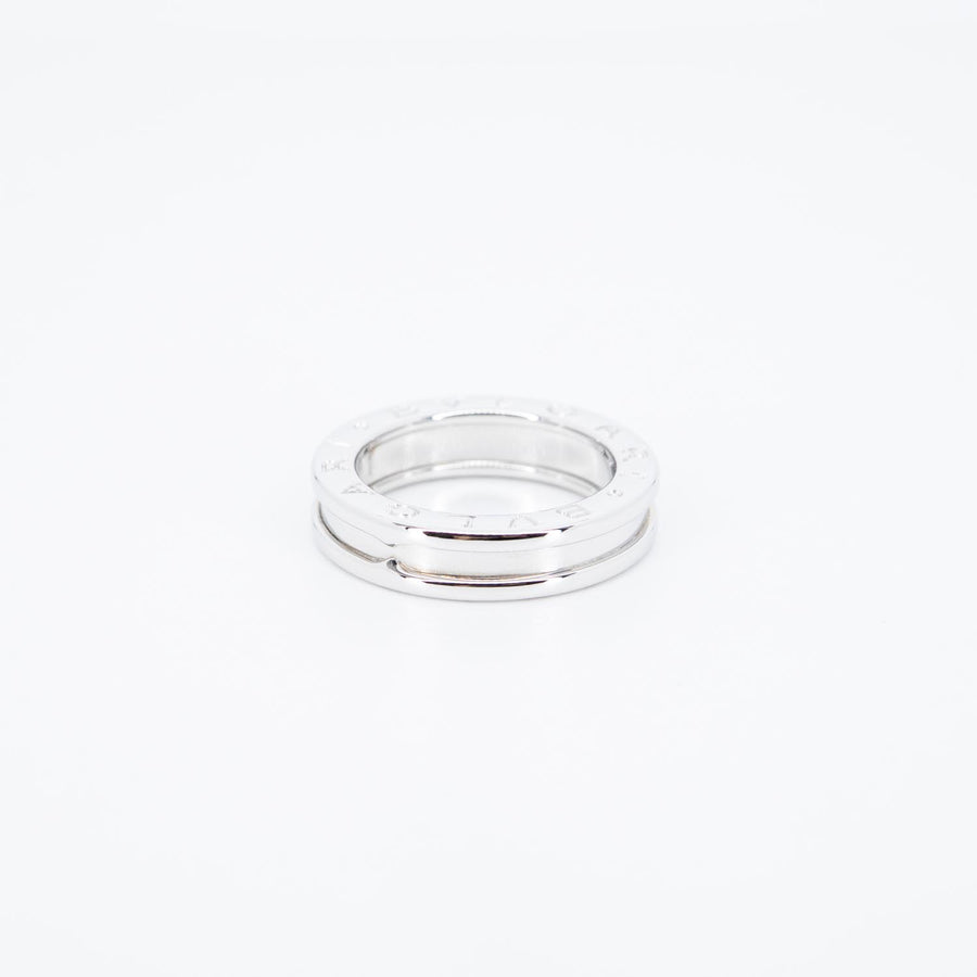 แหวน Bvlgari B.zero1 1band 18K White Gold Size 49# (Used) #vrbvr 7033