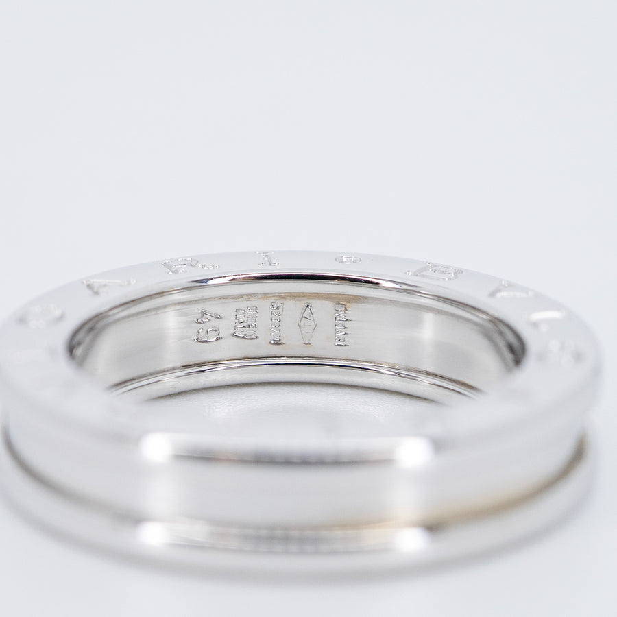 แหวน Bvlgari B.zero1 1band 18K White Gold Size 49# (Used) #vrbvr 7033