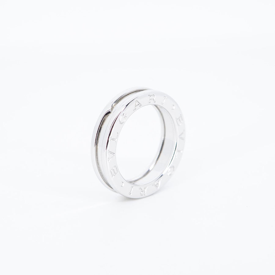 แหวน Bvlgari B.zero1 1band 18K White Gold Size 49# (Used) #vrbvr 7033