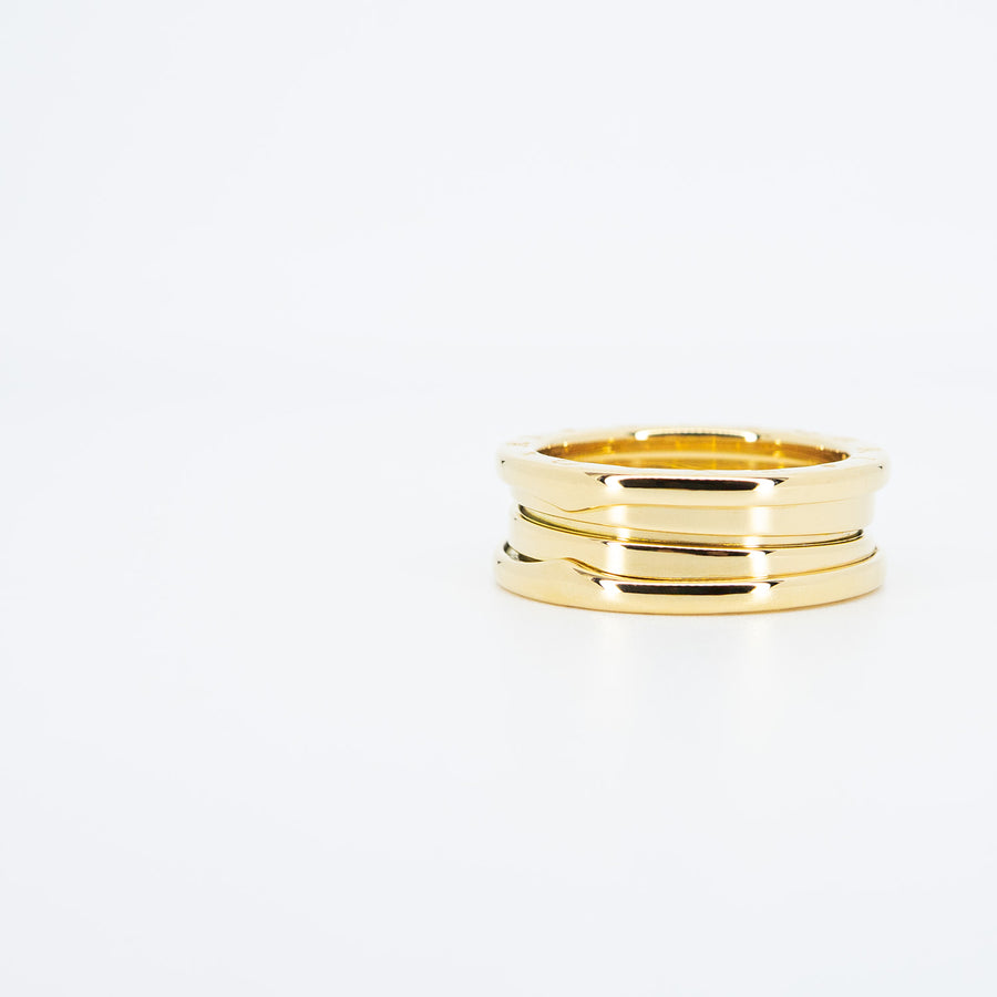 แหวน Bvlgari B.zero1 2band Ring 18K Yellow Gold Size 55# (Used) #vrbvr 7045