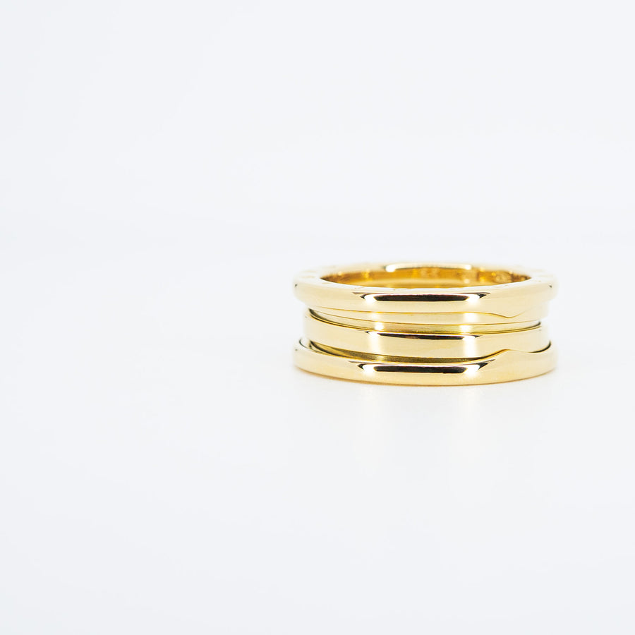 แหวน Bvlgari B.zero1 2band Ring 18K Yellow Gold Size 55# (Used) #vrbvr 7045