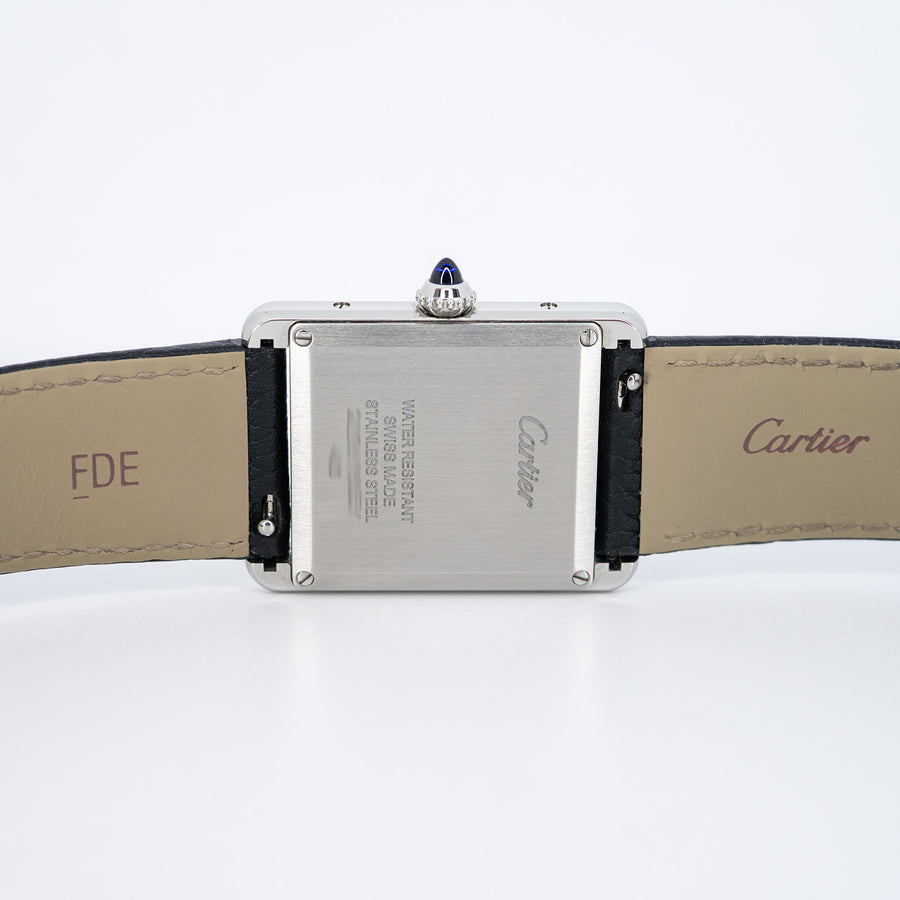 นาฬิกา Cartier Tank Must watch, large model, high autonomy quartz movement Stainless Steel Size L# (Used) #vrcaw 7061