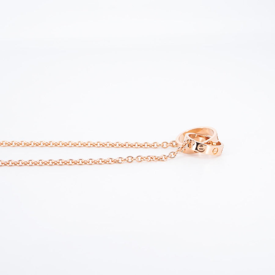 **Hokd k’🐣GrApHy🌸**สร้อยและจี้ Cartier Love Necklace (baby love) 18K Rose Gold Size 44cm.# (Used) #vrcanl 7062