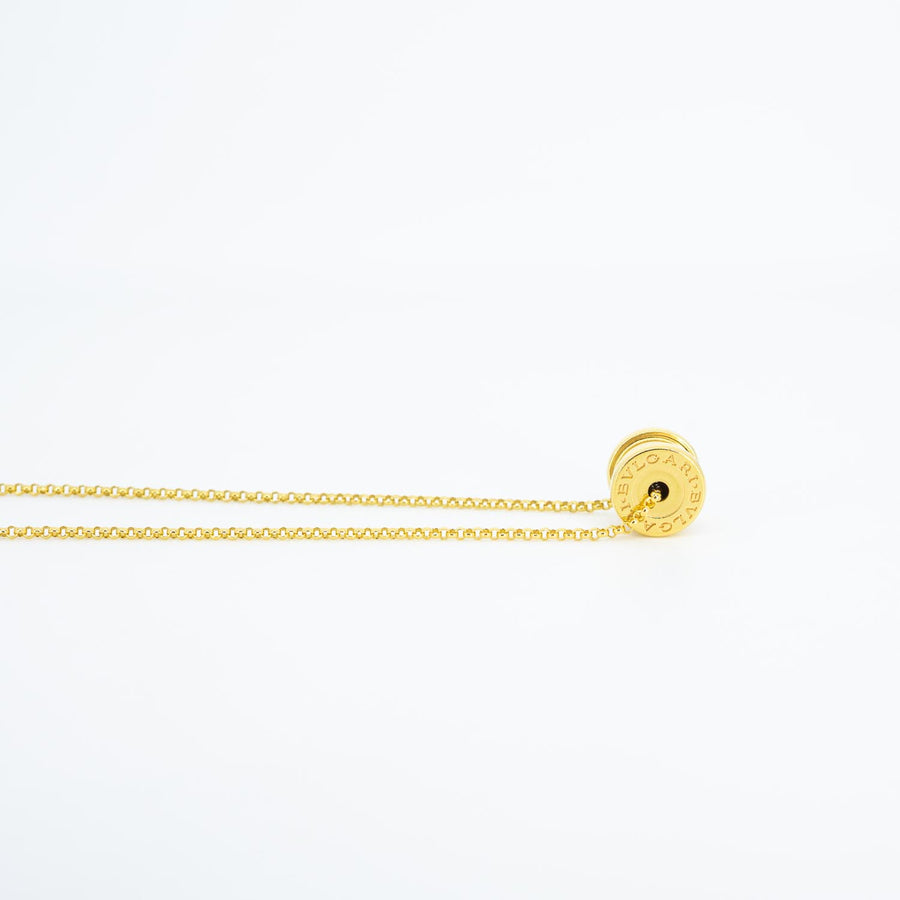 **hold k.b**สร้อยและจี้ Bvlgari B.zero1 necklace and pendant mini 18K Yellow Gold Size 39/42.5/46cm.# (Used) #vrbvnl 7066