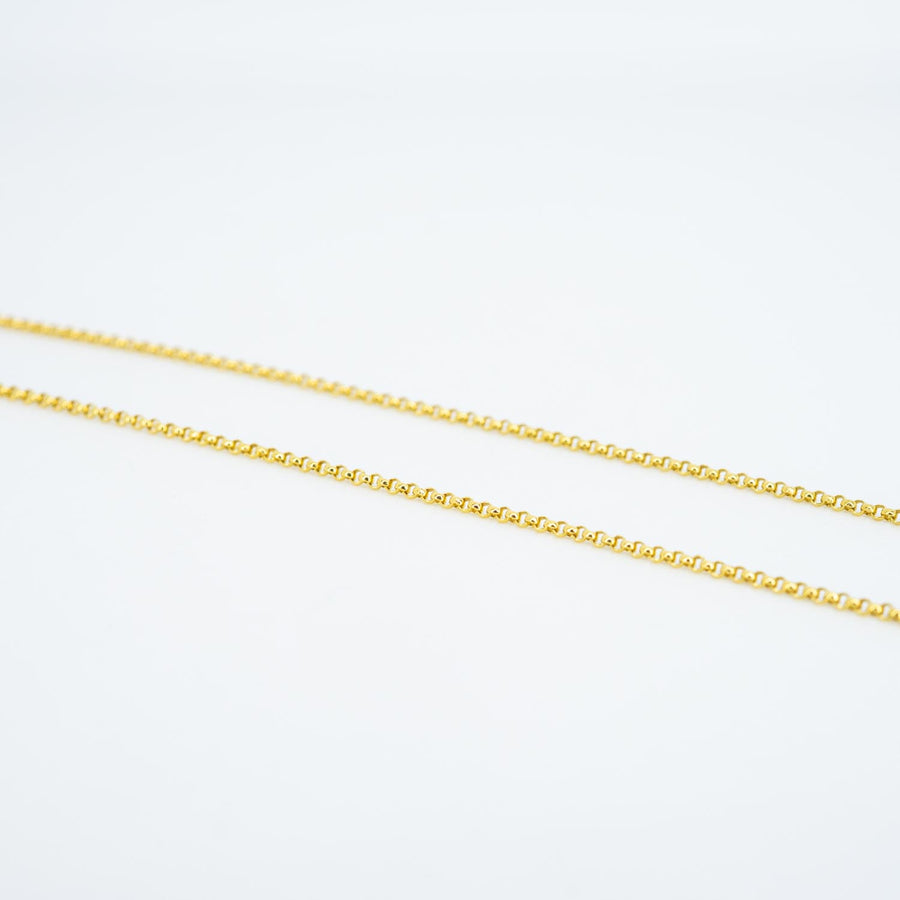 **hold k.b**สร้อยและจี้ Bvlgari B.zero1 necklace and pendant mini 18K Yellow Gold Size 39/42.5/46cm.# (Used) #vrbvnl 7066