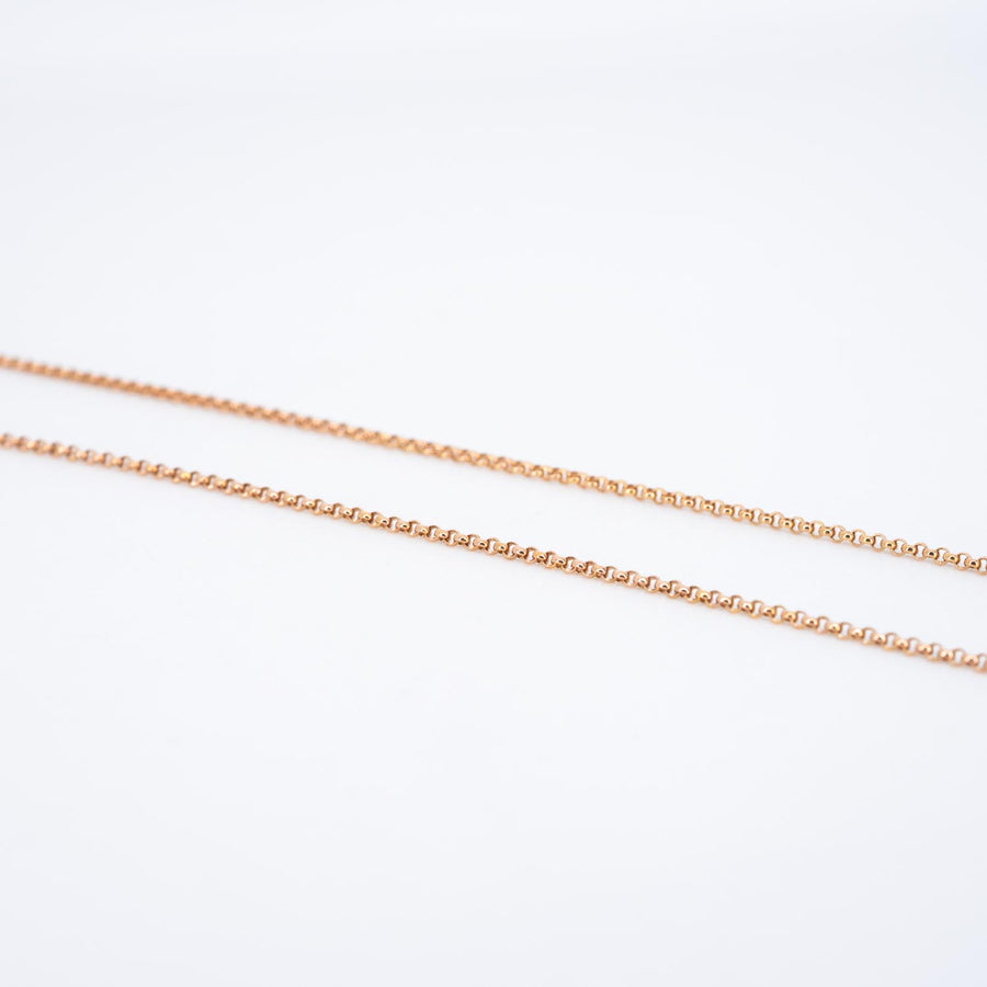 สร้อยและจี้ Bvlgari B.zero1 mini necklace with pavé diamonds 18K Rose Gold Size 39/41.5/44cm.# (Used) #vrbvnl 7089