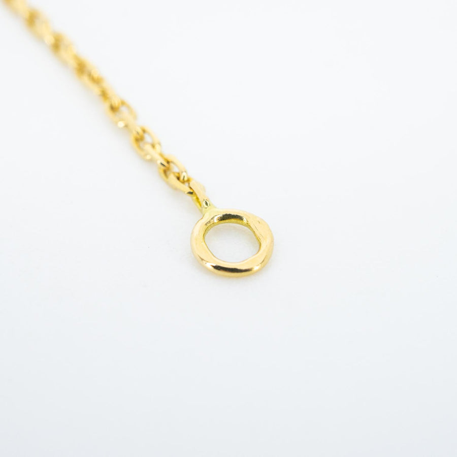 สร้อยและจี้ Van Cleef & Arpels Vintage Alhambra pendant, Mother-of-pearl 18K Yellow Gold Size 37-41.5cm.# (Used) #vrvanl 7085