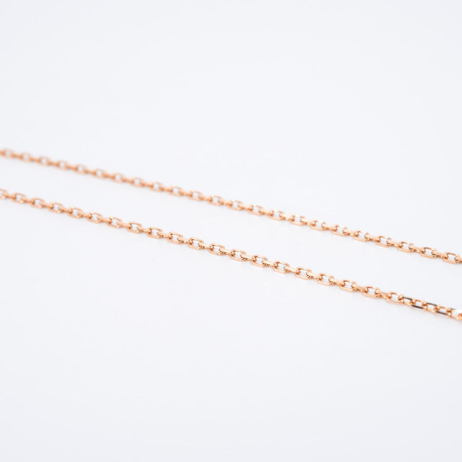 **Hold k’Tingtong**สร้อยและจี้ Cartier Love pendant, paved necklace 18K Rose Gold Size 38-41cm.# (Used) #vrcanl 7083
