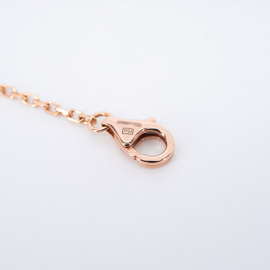**Hold k’Tingtong**สร้อยและจี้ Cartier Love pendant, paved necklace 18K Rose Gold Size 38-41cm.# (Used) #vrcanl 7083
