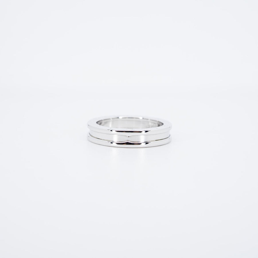 แหวน Bvlgari B.zero1 1band ring 18K White Gold Size 58# (Used) #vrbvr 7071