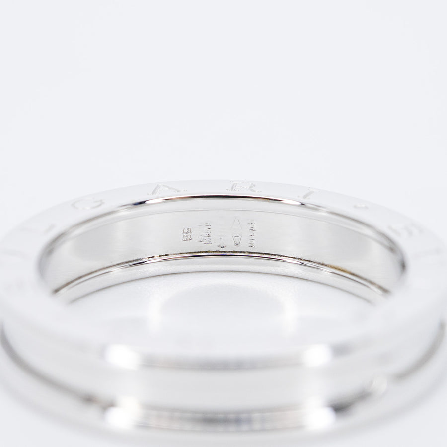 แหวน Bvlgari B.zero1 1band ring 18K White Gold Size 58# (Used) #vrbvr 7071