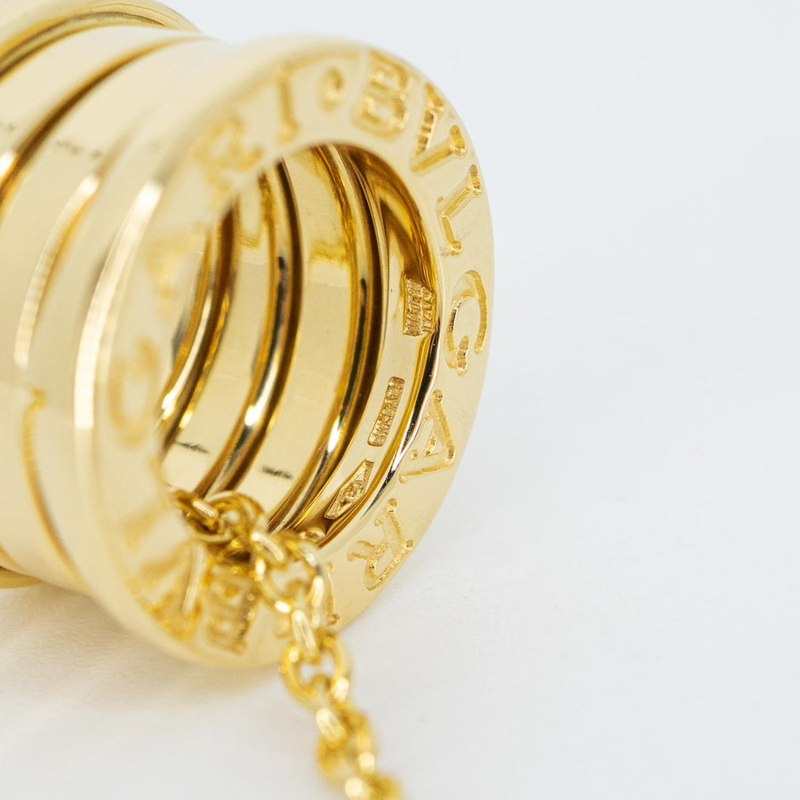 สร้อยและจี้ Bvlgari B.zero1 necklace and pendant 18K Yellow Gold Size 40.5cm.# (Used) #vrbvnlimt 7074