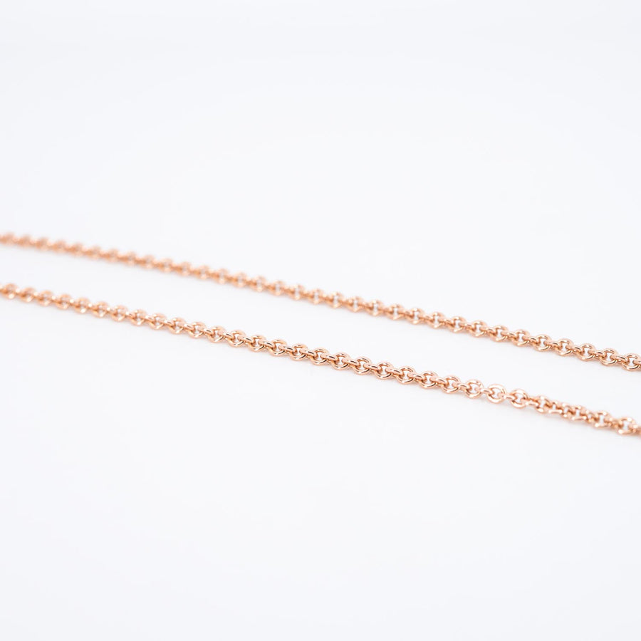 สร้อยและจี้ Bvlgari B.zero1 necklace and pendant 18K Rose Gold Size 38.5/41/43.5/46cm.# (Used) #vrbvnlim 7097